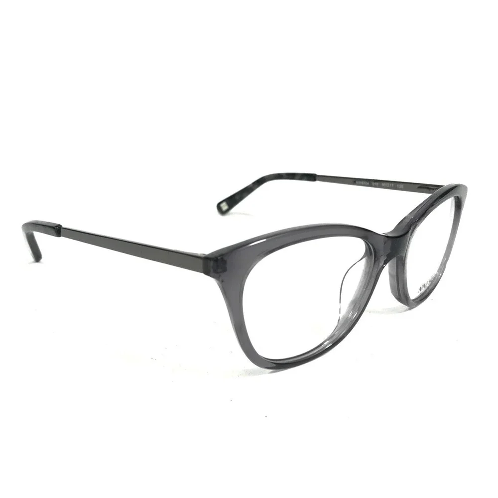 Nine West Eyeglasses Frames NW8004 010 Crystal Charcoal Cat Eye 50-17-135